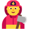 Firefighter emoji on Microsoft